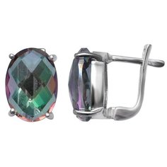 Balex Серьги 2410931664 из серебра 925 пробы с мистик кварцем природным