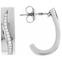 Balex Серьги 2418910004 из серебра 925 пробы с фианитом