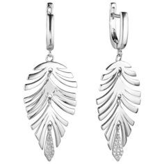 Balex Серьги 2435910090 из серебра 925 пробы с фианитом