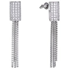 Balex Серьги 2418910441 из серебра 925 пробы с фианитом
