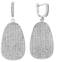 Balex Серьги 2222910180 из серебра 925 пробы с фианитом