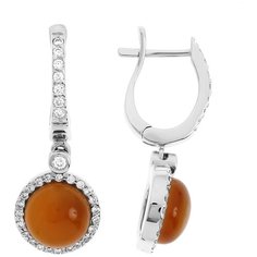 Balex Серьги 2405937466 из серебра 925 пробы с ониксом и фианитом