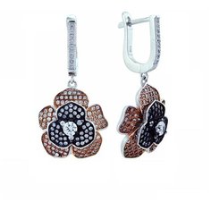 Balex Серьги 2405937398 из серебра 925 пробы с фианитом