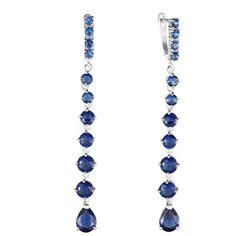 Balex Серьги 2457930003 из серебра 925 пробы с фианитом