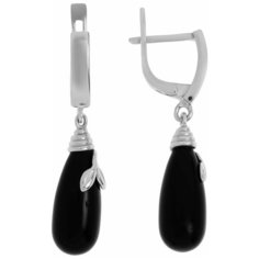 Balex Серьги 2429930061 из серебра 925 пробы с ониксом