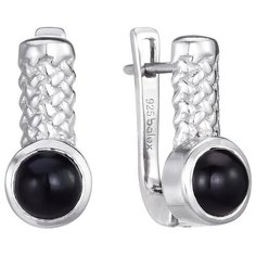 Balex Серьги 2410931780 из серебра 925 пробы с ониксом