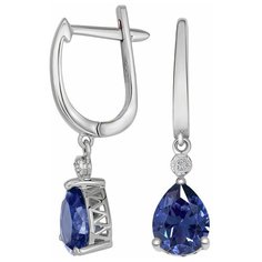 VALTERA Серьги с сапфирами и бриллиантами 116801