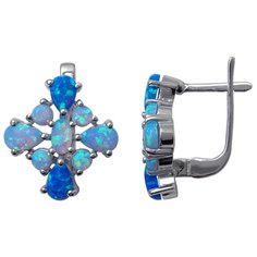 Balex Серьги 2410931495 из серебра 925 пробы с опалом