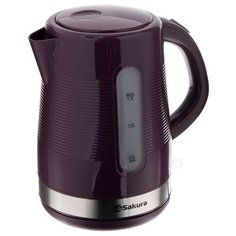 Чайник электрический Sakura SA-2343P, пластик, 1.7 л, 1850-2200 Вт, фиолетовый 5350115