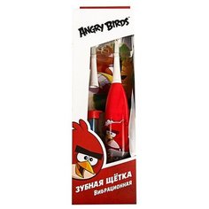 Электрическая зубная щётка Longa Vita Angry Birds SGA-1, вибрационная, от 3-х лет, красная 3040309