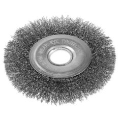 Щетка металлическая для УШМ TUNDRA, плоская, 22 мм, 125 мм 1032365