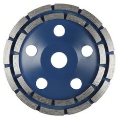 Чашка алмазная зачистная TUNDRA, двухрядная, 150 мм 1856280