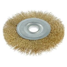 Щетка металлическая для УШМ ON 20-07-150, плоская, 22 мм, 150 мм 5018831