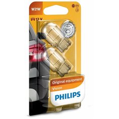 Лампа автомобильная накаливания Philips 12065B2 W21W 12V 21W 2 шт.
