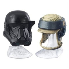 Фигурки шлемов Штурмовики смерти и Коммандос (Imperial Death Trooper and Rebel Commando) № 06 Hasbro