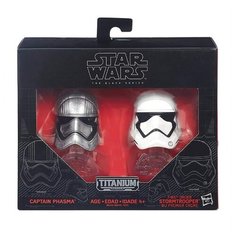 Фигурки шлемов Капитан Фазма и Штурмовик (Captain Phasma and 1st Order Stormtrooper) № 02 Hasbro