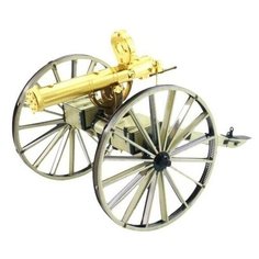 Металлический 3D конструктор Пулемет Гатлинга Дикий Запад (Wild West Gatling Gun Metal Earth) Fascinations