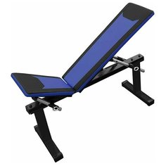 Скамья многофункциональная Дельта-01 (Синий-Черный) Формула здоровья