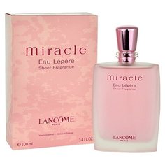 Туалетная вода Lancome Miracle Eau Legere Sheer Fragrance, 100 мл