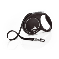 Поводок-рулетка Flexi Black Design размер L 5м 50 кг Серый