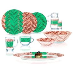 Столовый набор ВУДИ ТЮРКУАЗ 46 предметов Luminarc