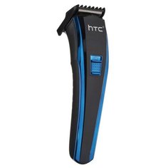 Машинка для стрижки HTC AT-210, 3 Вт, 4 насадки 3/6/9/12 мм, чёрно-синяя 5438164