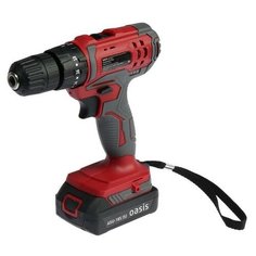 Дрель-шуруповерт Oasis ASU-18S, ударный, 18 В, 2х2 Ач, Li-Ion, 350/1300 об/мин, 32 Нм 5383738