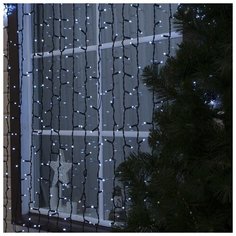 Гирлянда "Занавес" улич. УМС, 2х9 м, каучук Н.Т, LED-2280-220V, шнур питания Н.Т, БЕЛЫЙ 2332863 Luazon Lighting