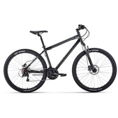 Горный (MTB) велосипед FORWARD Sporting 27.5 3.0 Disc (2021) черный 19" (требует финальной сборки)