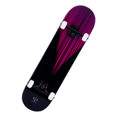 Скейтборд Ridex Matrix 31.6", 31.6x8, черный/фиолетовый