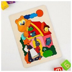 Мозаика-вкладыш "Теремок", Крона 143-019