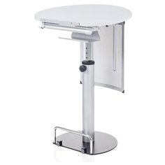 Стол для работы стоя для работы стоя KETTLER W50101-3010 89x59 см белый/серебро