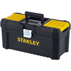 Ящик с органайзером STANLEY STST1-75518 Essential Toolbox Metal Latch 41x20x20 см 16 черный