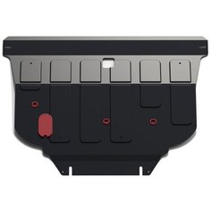 Защита картера двигателя и коробки передач Автоброня 111.04128.1 для Nissan