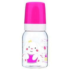 Canpol Babies Бутылочка тритановая Sweet Fun 11/850 120 мл, с 3 месяцев, розовый