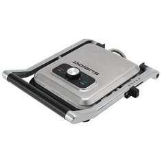 Гриль Polaris PGP 1202, серебристый/черный