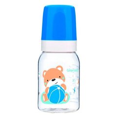 Canpol Babies Бутылочка тритановая Sweet Fun 11/850 120 мл, с 3 месяцев, голубой