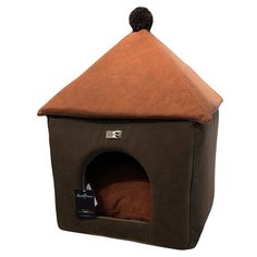 Домик для собак и кошек Anteprima DogBed 45х45х60 см коричневый