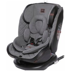 Автокресло группа 0/1/2/3 (до 36 кг) Babycare Shelter Isofix, эко-серый бамбук
