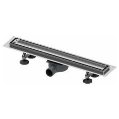 Дренажный канал TECE TECElinus 900 мм с матовой решеткой steel и основой для плитки tile 15103099