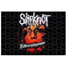 Магнитный пазл Slipknot рот на молнии Drabs