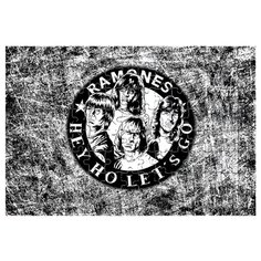 Магнитный пазл Ramones черно-белая Drabs