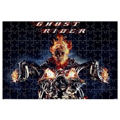Магнитный пазл Призрачный гонщик. Ghost Rider Drabs