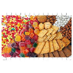 Магнитный пазл Печеньки, мармеладки Drabs