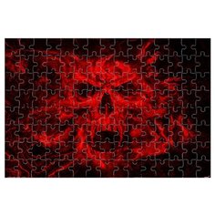 Магнитный пазл Red skull Drabs