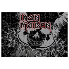 Магнитный пазл Iron Maiden череп Drabs