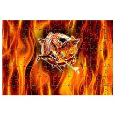 Магнитный пазл Голодные игры Drabs