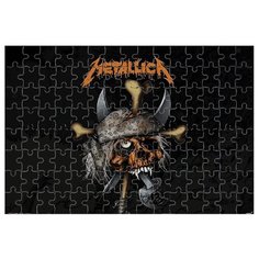 Магнитный пазл Metallica череп в бандане Drabs