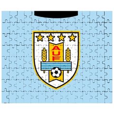 Пазл магнитный на тему чемпионата мира по футболу 2018, форма - Сборная Уругвая Drabs