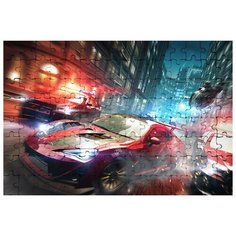 Магнитный пазл на тему компьютерная игра NFS Drabs